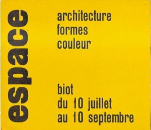expo Architecture formes couleur 1954