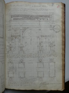 Antoine Desgodets (1653-1728). Recœuil des estudes d'architectures que j’ay fait à Rome [...]. 1682. © Bibliothèque de l'Institut de France