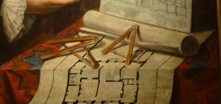 outils d'architecte, compas, dessin